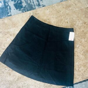NWT H&M Classic Black Wool Women's Skirt Size 12